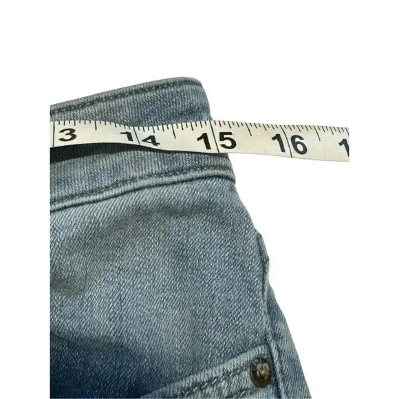 Warp + Weft JFK New York City Skinny Jeans Size 27 x 29‎ Lightly Distressed - Picture 5 of 7